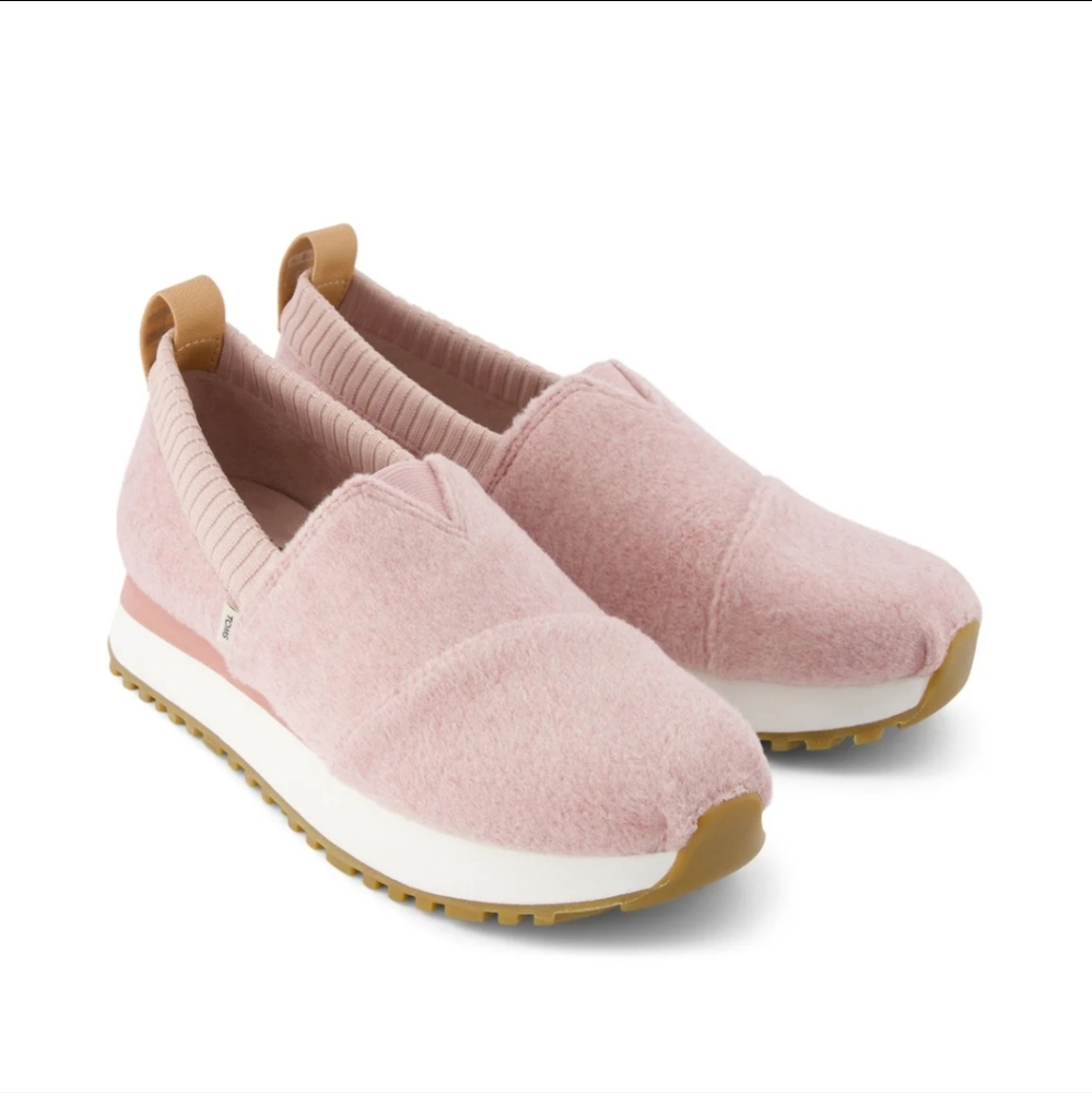Toms Alpargata Resident 2.0 Ballet Pink Felt Sneaker